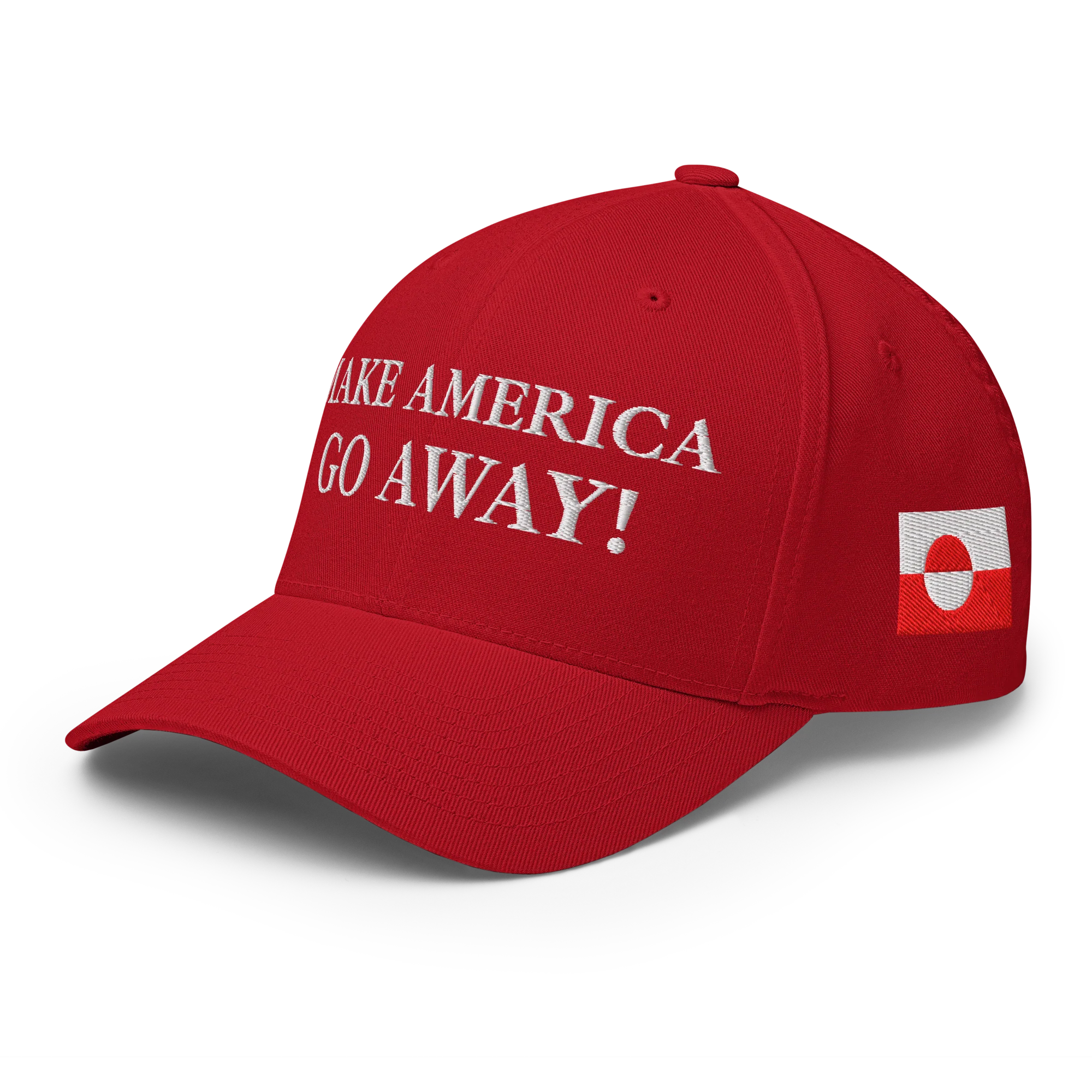 MAKE AMERICA GO AWAY - STRETCH BAND CAP - Image 3