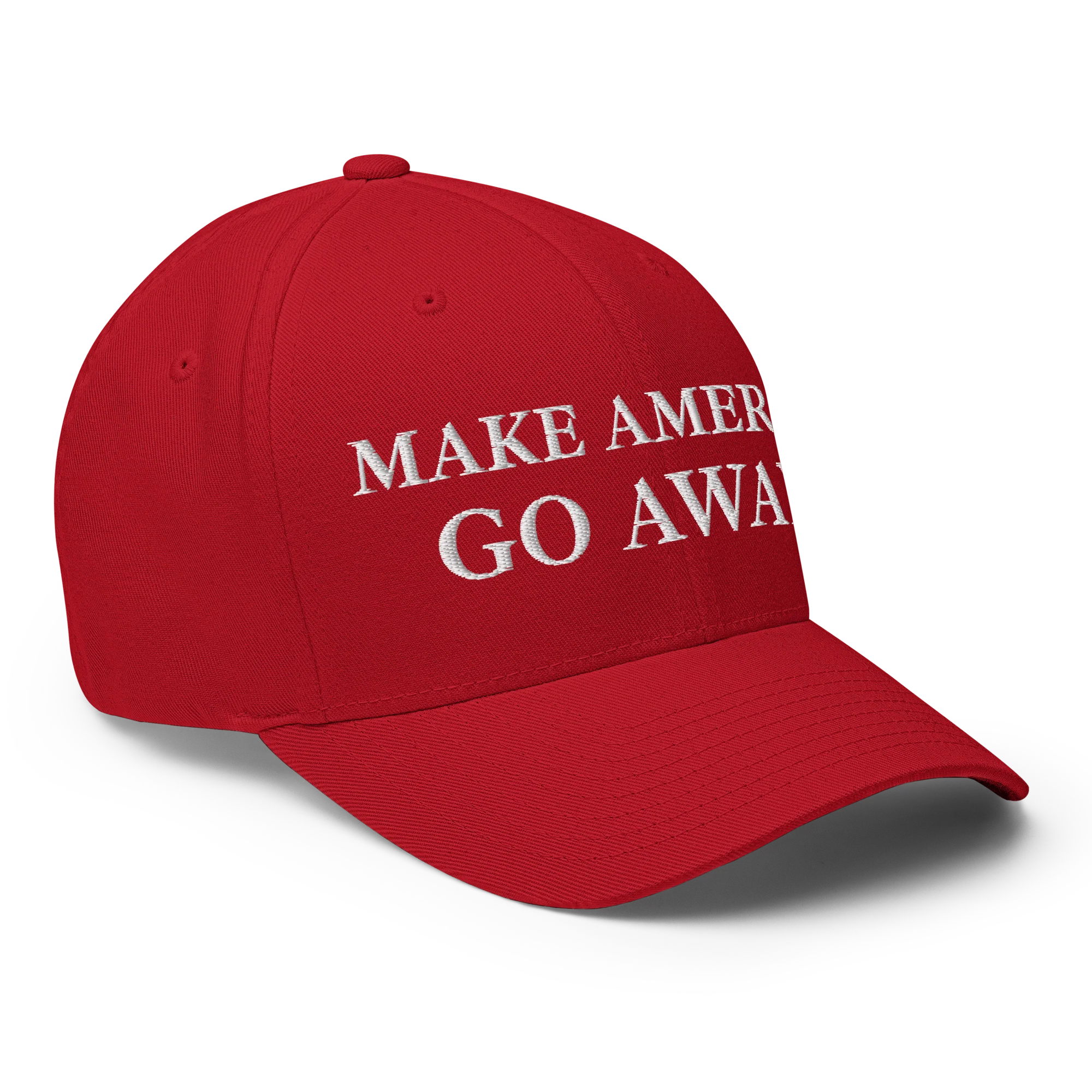 MAKE AMERICA GO AWAY - STRETCH BAND CAP - Image 4